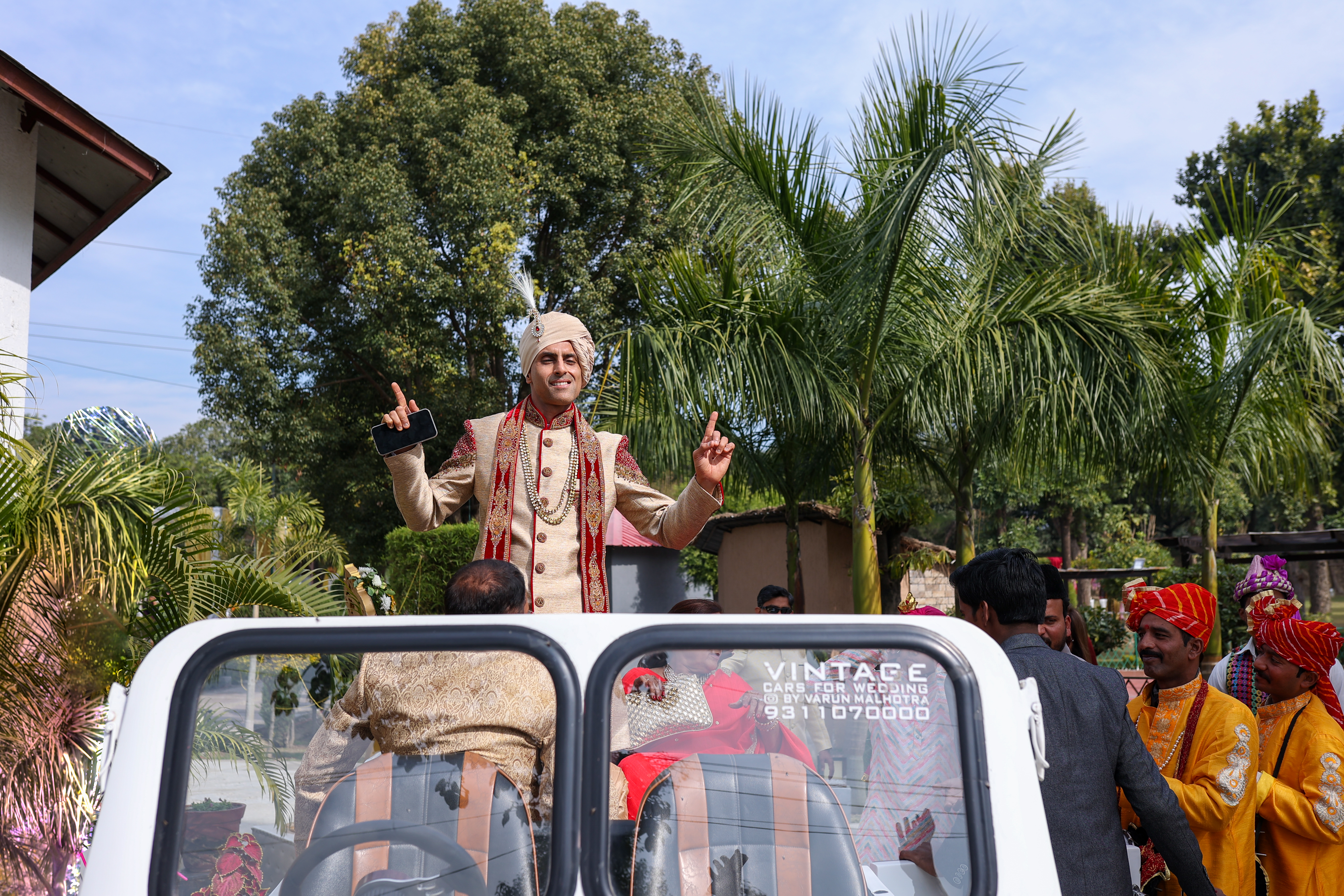 Bride and Groom Sunset