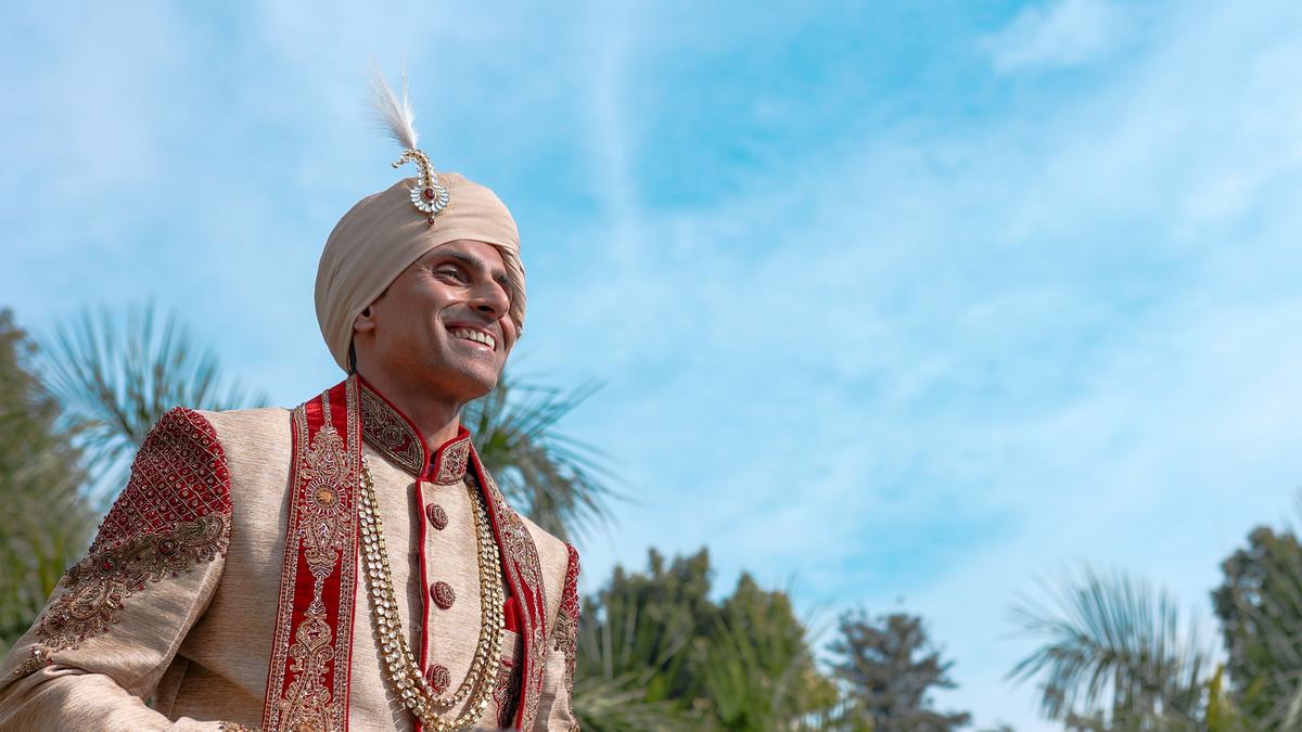Bride and Groom Sunset