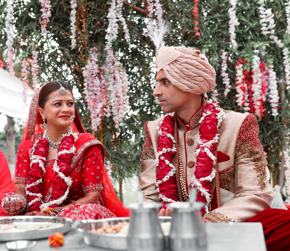 Bride and Groom Sunset