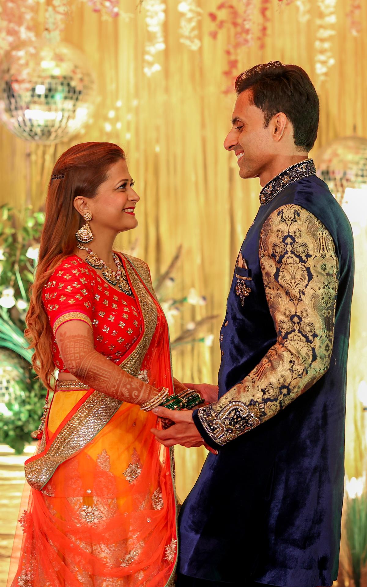 Bride and Groom Sunset