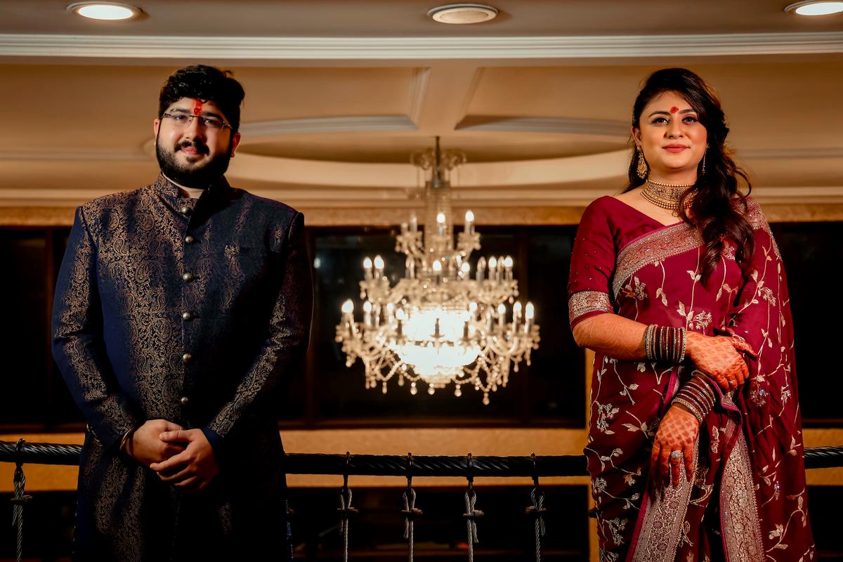 Bride and Groom Sunset